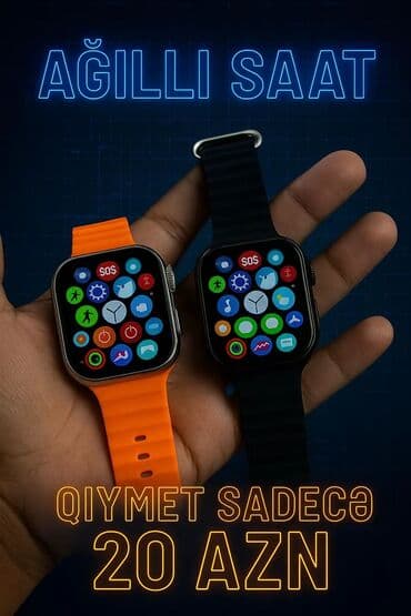 Yeni, Smart saat, Sensor ekran, rəng - Qara lalafo.az -da Yeni, Smart saat, Sensor ekran, rəng - Qara