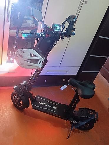 İdman və hobbi: FaSTer RS7 elektrik skuter - Güclü ikili ön proyektor faralar və — 6