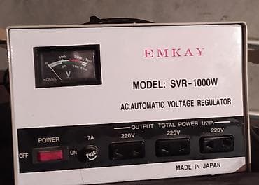 İşlənmiş, Ev üçün, 1 faza, Gərginliy stabilizatoru, 200 V, Ünvandan götürmə, Kredit yoxdur — 1