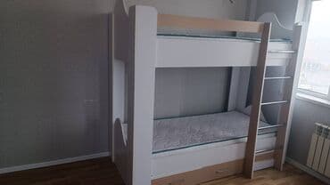 Oğlan və qız üçün, İşlənmiş, Çarpayı, Matras ilə, Siyirməli, MDF