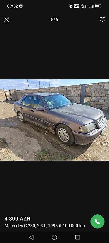 chapman siqaret: Mercedes-Benz C 180: 2.3 l | 1995 il Sedan — 2
