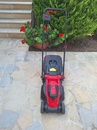 газонокосилка ручная: Электрический Газонокосилка Б/у, Самовывоз — 1