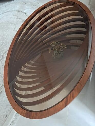 журнальный столик на колесиках: Kompüter masası, Açılmayan, Laminat, Dördbucaq masa — 1