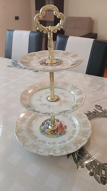 Nahar dəsti, rəng - Ağ, Farfor, Bohemia, 6 nəfərlik, Çexiya — 4