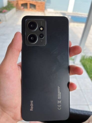notbuk islenmis: Redmi Note 12, 128 GB, rəng - Qara, Zəmanət — 2