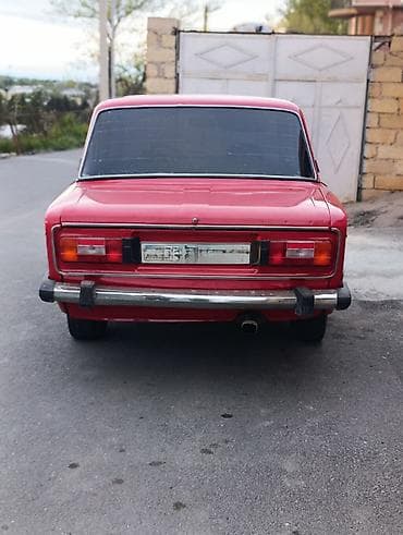 zil 5301 satilir: VAZ 2106 sedan, qırmızı rəng. - Kuzov: 4 qapı, klassik dizayn, xrom — 4