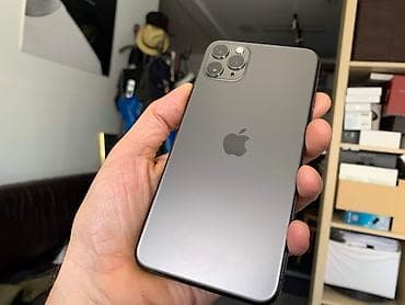 IPhone 11 Pro Max, 64 GB, Space Gray, Simsiz şarj, Face ID