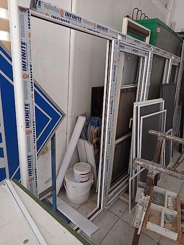 optik kabel satisi: Yeni İkiqat şüşə paketi Plastik pəncərə, Еni: 390 sm, Uzunluğu: 162 sm — 3