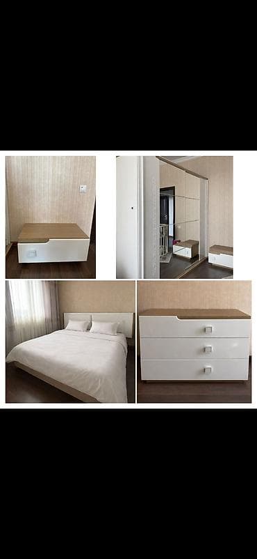 kuxna mebili: Yataq desti 550 azn. Embawood istehsalidir. Yaxsi veziyyetdedir, 1-2 — 1