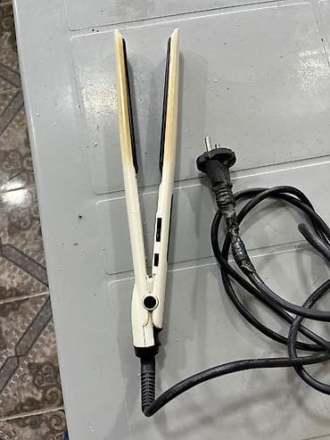 irshad electronics notebook: Saç düzləşdirici (elektrikli) - Rəng: ağ-qara korpus - Göstərici — 2