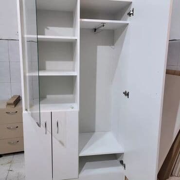 тумбочка офисная: ✅ Ofis, ev və iş üçün rəfli paltar dolabı. Laminat materialdan — 2