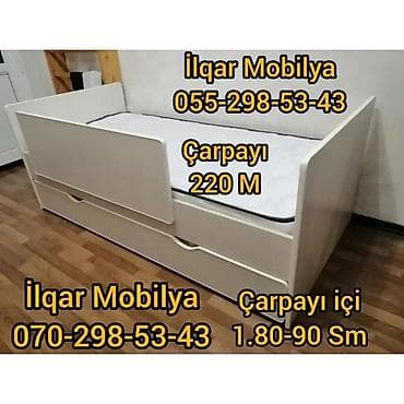 ucuz krafat: Oğlan üçün, Yeni, Çarpayı, Bazasız, Matrassız, Siyirməsiz — 1