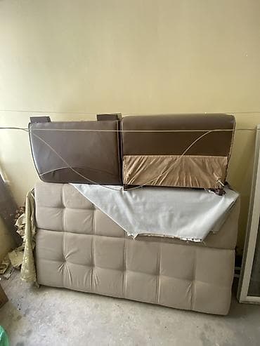 Mebel üçün yumşaq başlıq dəsti - Model: Dördkünc, pannolu dizayn - — 3