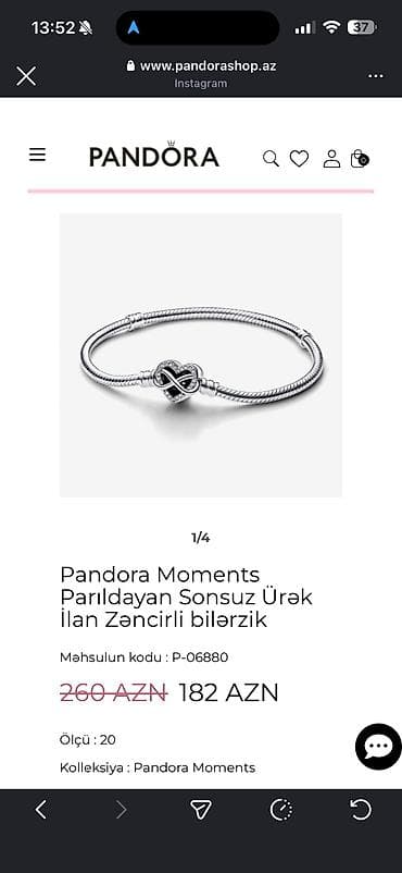 pandora dest: Bilərzik, Pandora, Gümüş — 2