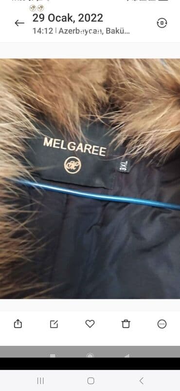 cocoon giyim: MELGAREE ŞÜBA ÖLÇÜSÜ 3 XL qolları və ətəyində zamoku var qısaldıbda — 4