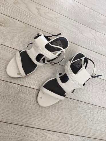 bu слипоны: Размер: 37, цвет - Белый, Б/у — 1