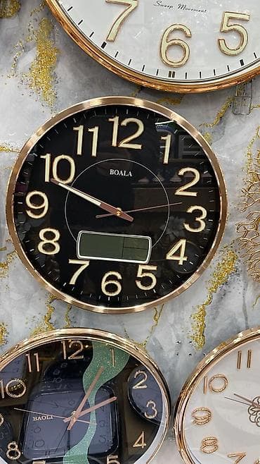 ucuz qiymete cilciraqlar satisi: Divar saatları, Arxa işıq — 9
