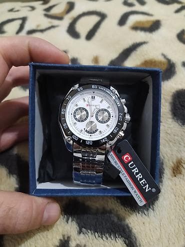 kreditle saatlar: Yeni, Qol saatı, Curren, rəng - Gümüşü — 2