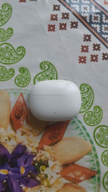 наушники с микрофоном: İşlənmiş Simsiz (Bluetooth) Qulaqcıqlar, Joyroom, rəng - Ağ — 1