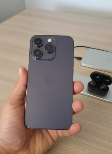 iphone 10: IPhone 14 Pro, 128 GB, Graphite, Face ID, Sənədlərlə — 1