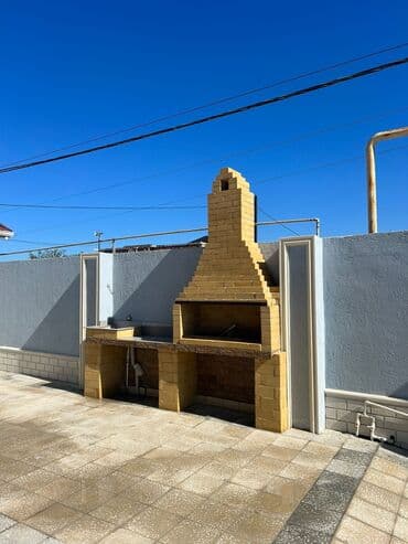 снять дачу у моря: Баку, Пос. Кюрдаханы, 190 м², 5 комнат, С бассейном, Комби, Газ, Электричество — 20