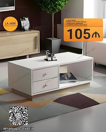 Düz masa, Açılmayan, Təkərsiz, Sadə laminat, Zəmanətsiz, Pulsuz quraşdırılma