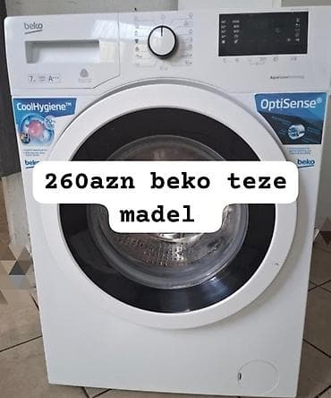 Beko ön yükləməli paltaryuyan maşın - Yük tutumu: 7 kq - Enerji — 1