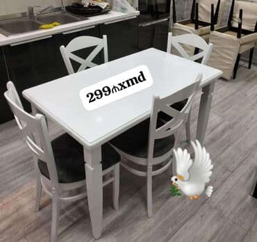 Mətbəx üçün, Yeni, 4 stul
