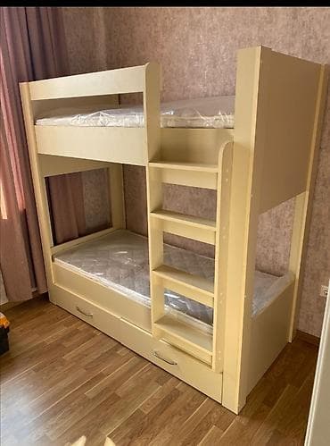 2 li kravat: Oğlan və qız üçün, Yeni, Çarpayı, Matras ilə, Siyirməli, MDF — 1