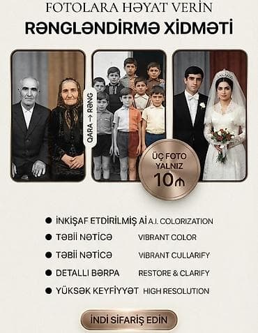 pişik şəkilləri çəkmək: Rəngləndirmə xidməti – “Fotolara Həyat Verin” Qara-ağ fotolarınızı — 1