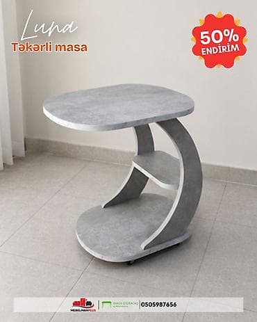 komputer setup: Jurnal masası, Yeni, Açılmayan, Laminat, Oval masa — 2