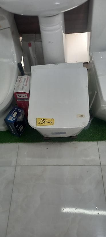 aksa generator: Sanitar qovşaq üçün keramika məhsullar - Unitaz – yuxarıdan düyməli — 2
