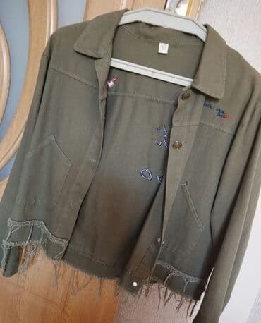 zara gödəkçə: Nazik cins kurtka.
10 manat.
S razmerdi.
Deffekti yoxdu — 1