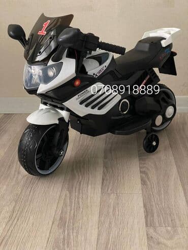 uşaq ücün maşınlar: Kiçik yaşlı uşaqlar üçün nəzərdə tutulmuş elektro motosiklet 4 yaşa — 4