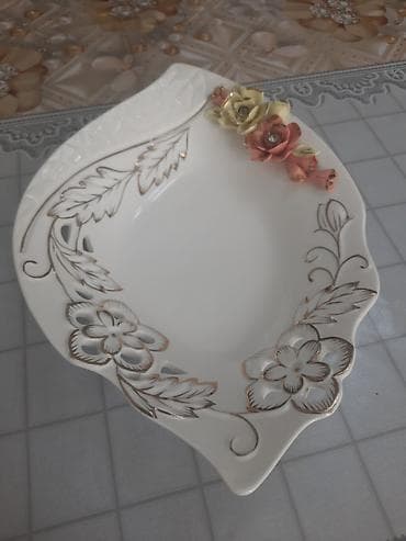 3d defter: Dekorativ keramika salat qabı - Material: keramika/porcelan - Forma — 1
