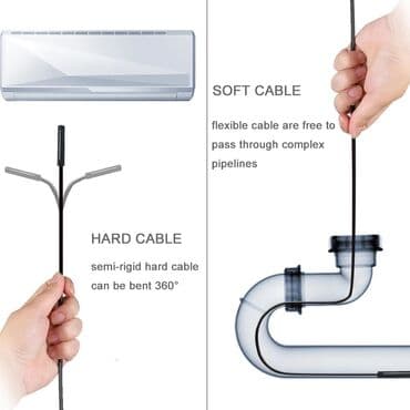 Videomüşahidə: Endoskop 5 metr kabel uzunluqu Gece gorme ledleri Aksesuarlar ustunde — 4