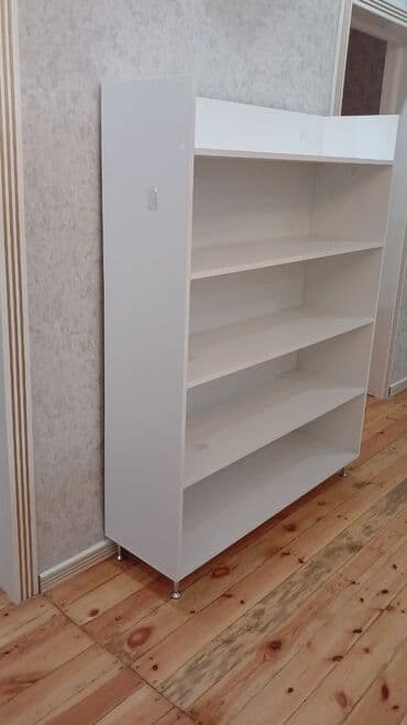 divar rəf: Kitab rəfi, Düz — 4