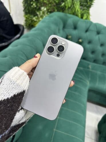 iphone 8 plus islenmis: IPhone 15 Pro Max, 256 GB, Gümüşü, Barmaq izi, Face ID — 1