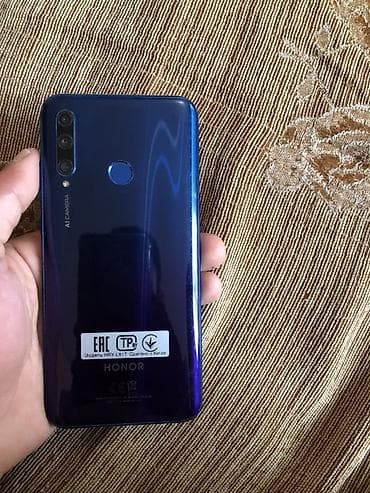 islenmis telfon: Honor 10i, 64 GB, rəng - Göy, Sensor, Barmaq izi, İki sim kartlı — 5
