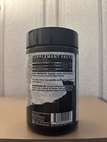 green coffee kapsula: Nutrex Research Caffeine 200 – enerji və diqqət üçün sürətli təsirli — 2