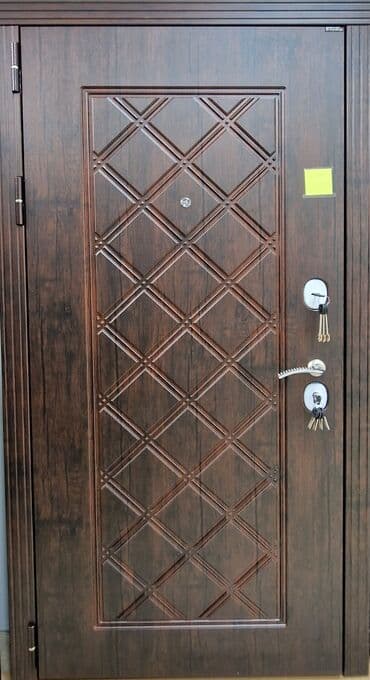 входные двери со стеклом и ковкой: Yeni Giriş qapısı 90x205 sm Zamok və çərçivə ilə, Zəmanətli, Pulsuz quraşdırma, Ödənişli çatdırılma, Rayonlara çatdırılma — 1