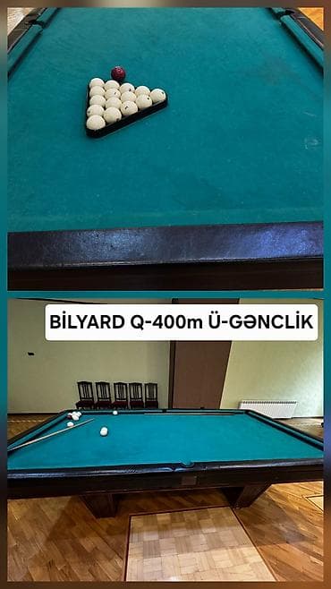 купить стол для бильярда: Bilyard masası – Ü-Gənclik yaxınlığı, Q-400 m - Rus bilyardı formatı — 1