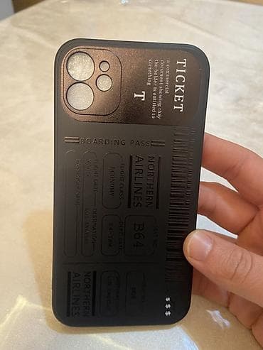 iphone 11 arxalıq: Aviaseriya dizaynlı telefon qabı - Model: iPhone üçün arxa qoruyucu — 1