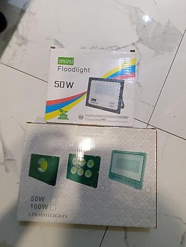 prayekt: Məhsul: LED proyektor (floodlight) Xüsusiyyətlər: - Güc: 50W - Model — 1