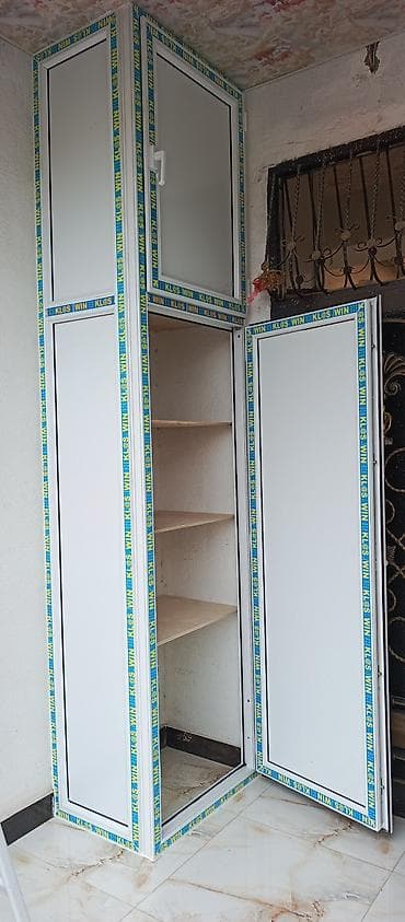 ikinci mebel: Plastik şkafıların sifarişi Ağ rəngdə 1 kvadratı 90 azn Rəngli 1 — 1