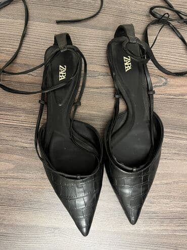 səndəl: Zara, Ölçü: 36, rəng - Qara, Yeni — 7