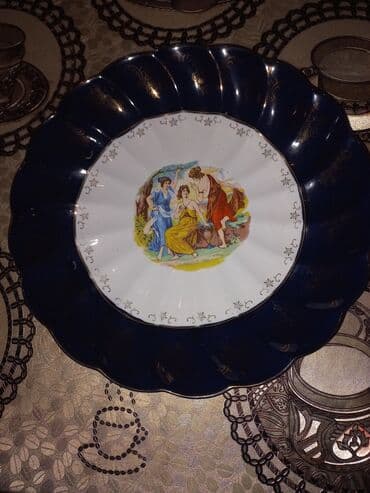 Boşqablar, rəng - Göy