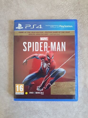 Spider-man: Game of the year edition ideal vəziyyətdədi. Disk Gəncə