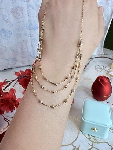 bilək: Bilərzik, Pandora, Sarı qızıl, 585 Əyar, 3600 g — 3