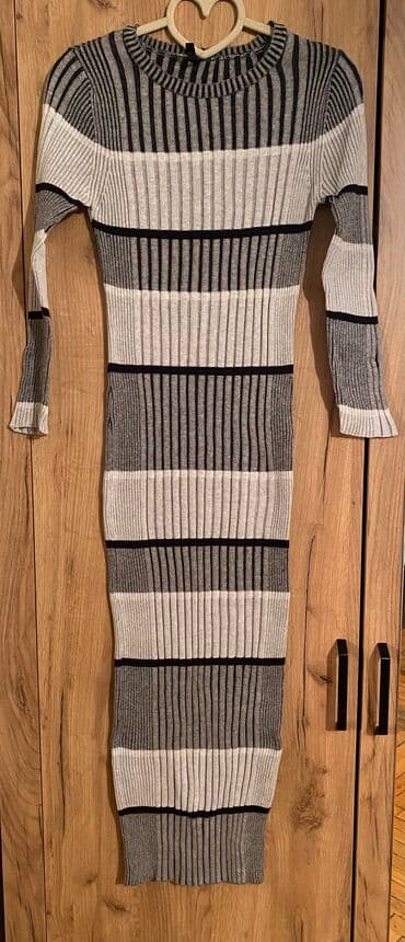 гриль заказ доставка: Повседневное платье, Макси, Stradivarius, XS — 2